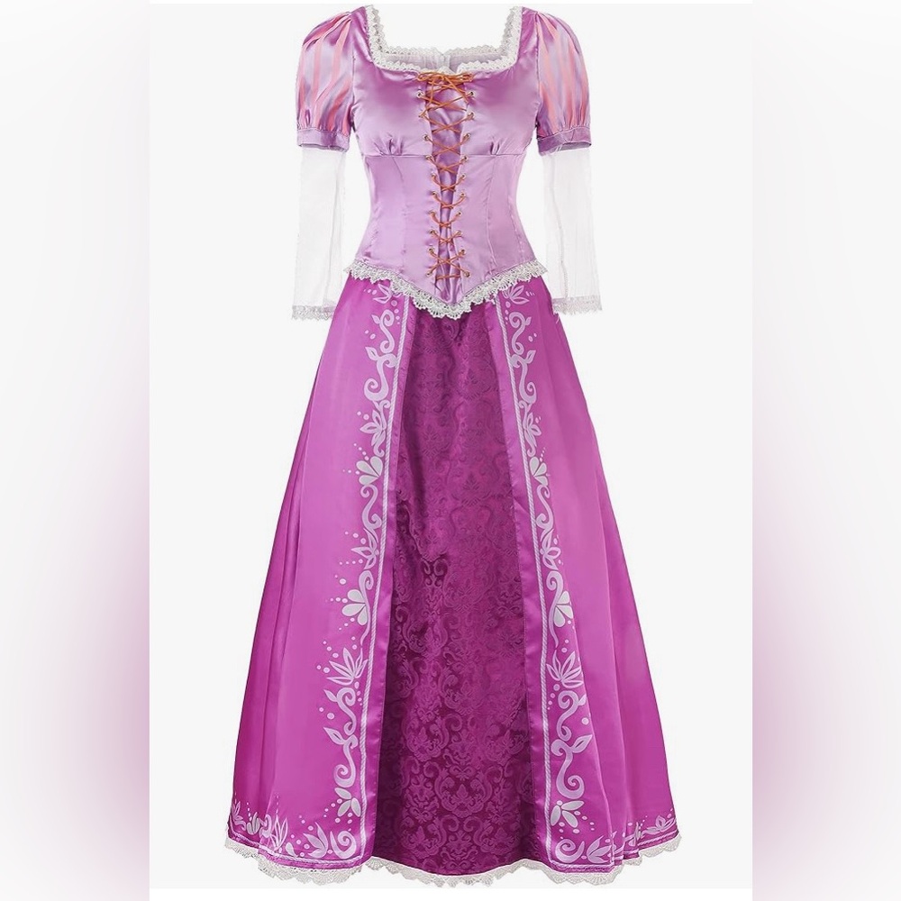 Women's Rapunzel Princess Dress Costume